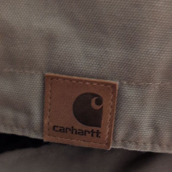 Carhartt Washed Duck Full Zip Hooded Jacket Quilt Lined #100733 Unisex - Picture 6 of 14
